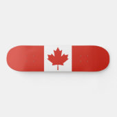 Patriottische Canadese vlag Persoonlijk Skateboard (Horizontaal)