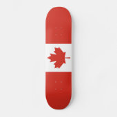 Patriottische Canadese vlag Persoonlijk Skateboard (Voorkant)