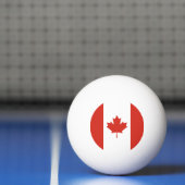 Patriottische Canadese vlag Pingpongbal (Net)