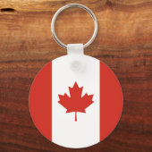 Patriottische Canadese vlag Sleutelhanger (Achterkant)