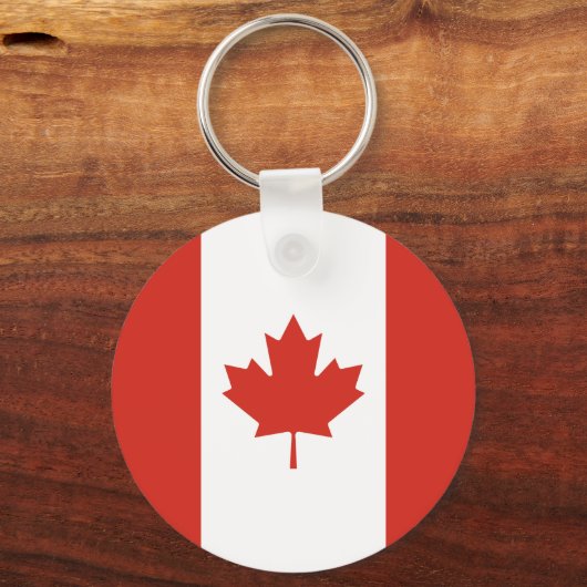 Patriottische Canadese vlag Sleutelhanger (Achterkant)