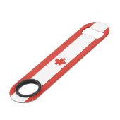 Patriottische Canadese vlag Speed Flessenopener (Achterkant Gekanteld)