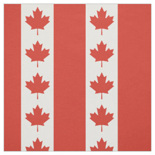 Patriottische Canadese vlag Stof