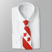 Patriottische Canadese vlag Stropdas (Gebonden)
