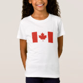 Patriottische Canadese vlag T-shirt (Voorkant)