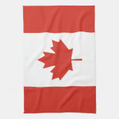 Patriottische Canadese vlag Theedoek (Verticaal)