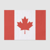 Patriottische Canadese vlag Tissuepapier (Voorkant)