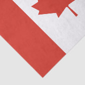 Patriottische Canadese vlag Tissuepapier (Detail)