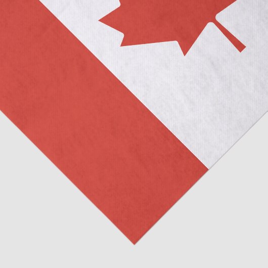 Patriottische Canadese vlag Tissuepapier (Detail)