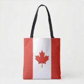 Patriottische Canadese vlag Tote Bag (Voorkant)