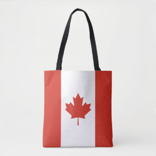 Patriottische Canadese vlag Tote Bag