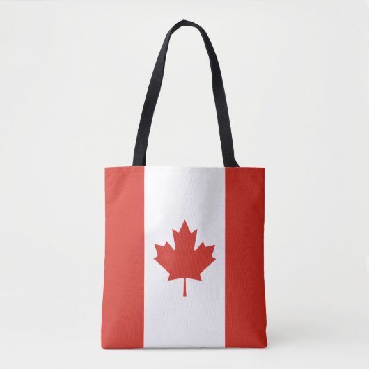 Patriottische Canadese vlag Tote Bag (Voorkant)