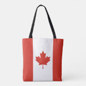 Patriottische Canadese vlag Tote Bag (Achterkant)