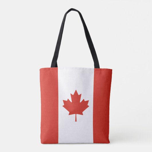 Patriottische Canadese vlag Tote Bag (Achterkant)