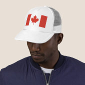 Patriottische Canadese vlag Trucker Hat Trucker Pet (In situ)
