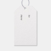 Patriottische Canadese vlag van en naar geschenk l Cadeaulabel (Voorkant)