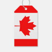 Patriottische Canadese vlag van en naar geschenk l Cadeaulabel (Achterkant)