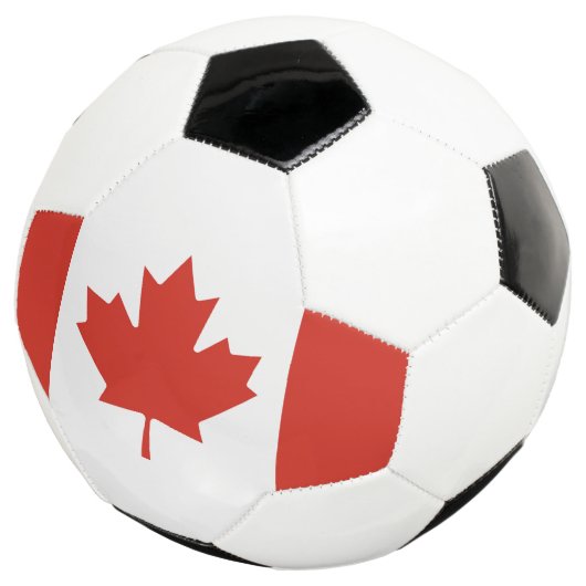 Patriottische Canadese vlag Voetbal (Drie kwart)