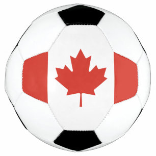 Patriottische Canadese vlag Voetbal