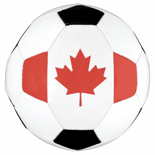 Patriottische Canadese vlag Voetbal (Voorkant)