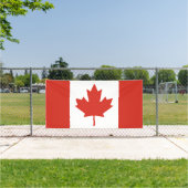Patriottische Canadese vlagbanner Spandoek (Insitu)