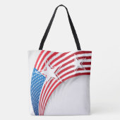 Patriottische Canvas tas (Achterkant)