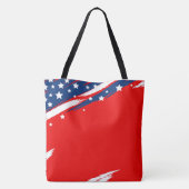 Patriottische Canvas tas (Achterkant)