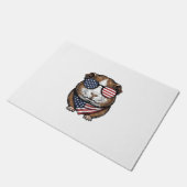 Patriottische cavia vintage gravure deurmat (Schuin)