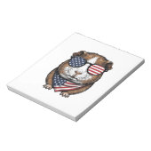 Patriottische Cavia Vintage Gravure Notitieblok (Linkerzijde)