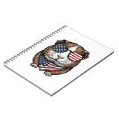 Patriottische Cavia Vintage Gravure Notitieboek (Linkerzijde)