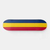 Patriottische Chad-vlag Persoonlijk Skateboard (Horizontaal)