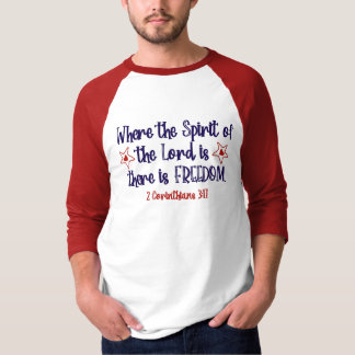 Patriottische Christelijke Bijbelse vrijheid T-shirt