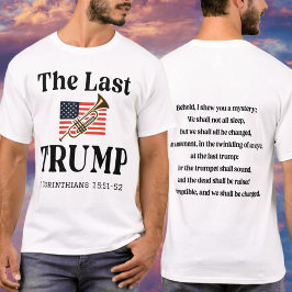 Patriottische Christelijke Trump Opname Bijbelvers T-shirt