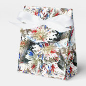 Patriottische chrysanten bedankdoosjes (Voorkant Zijde)