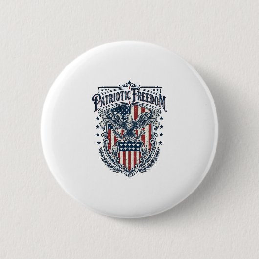 Patriottische City Pride Serie Vector Graphic T-sh Ronde Button 5,7 Cm (Voorkant)