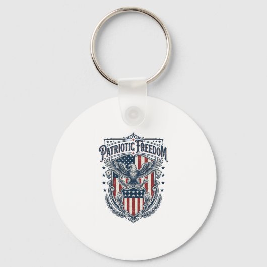 Patriottische City Pride Serie Vector Graphic T-sh Sleutelhanger (Voorkant)