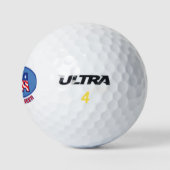 Patriottische Civiel Ingenieur Golfballen (Logo)
