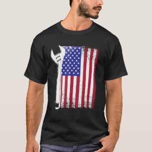 Patriottische CNC Machine Operator Amerikaanse Vla T-shirt