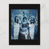 Patriottische  collage briefkaart (Voorkant)