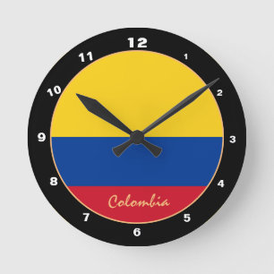 Patriottische Colombiaanse vlag, Colombia Home / d Ronde Klok