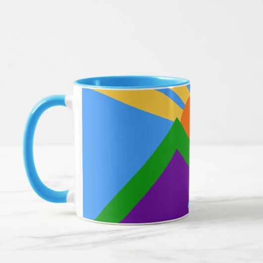 Patriottische Combo Mok met vlag van Manitou Sprin (Links)