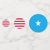 Patriottische confetti tafelverspreiding (Voorkanten)