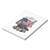Patriottische Constructie USA Vintage Notitieblok (Linkerzijde)