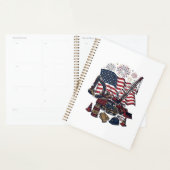 Patriottische Constructie USA Vintage Planner (Display)