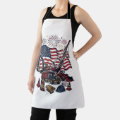 Patriottische Constructie USA Vintage Schort (Insitu)