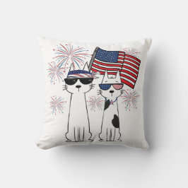 Patriottische Coole Katten Kussen