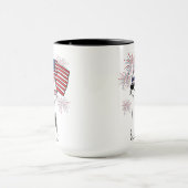 Patriottische Coole Katten Mok (Midden)