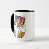 Patriottische Coole Vossen Mok (Voorkant links)