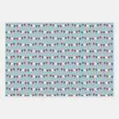 Patriottische Coördinerende Print Wrapping Papiere Inpakpapier Vel (Voorkant 3)