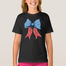 Patriottische Coquette 4 juli Amerikaanse Vlag VS T-shirt